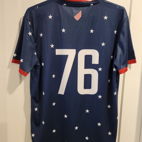 Olive & York Starry Night USMNT Soccer Jersey Size M - Picture 2 of 3